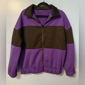 SHEIN Black and Purple Jacket